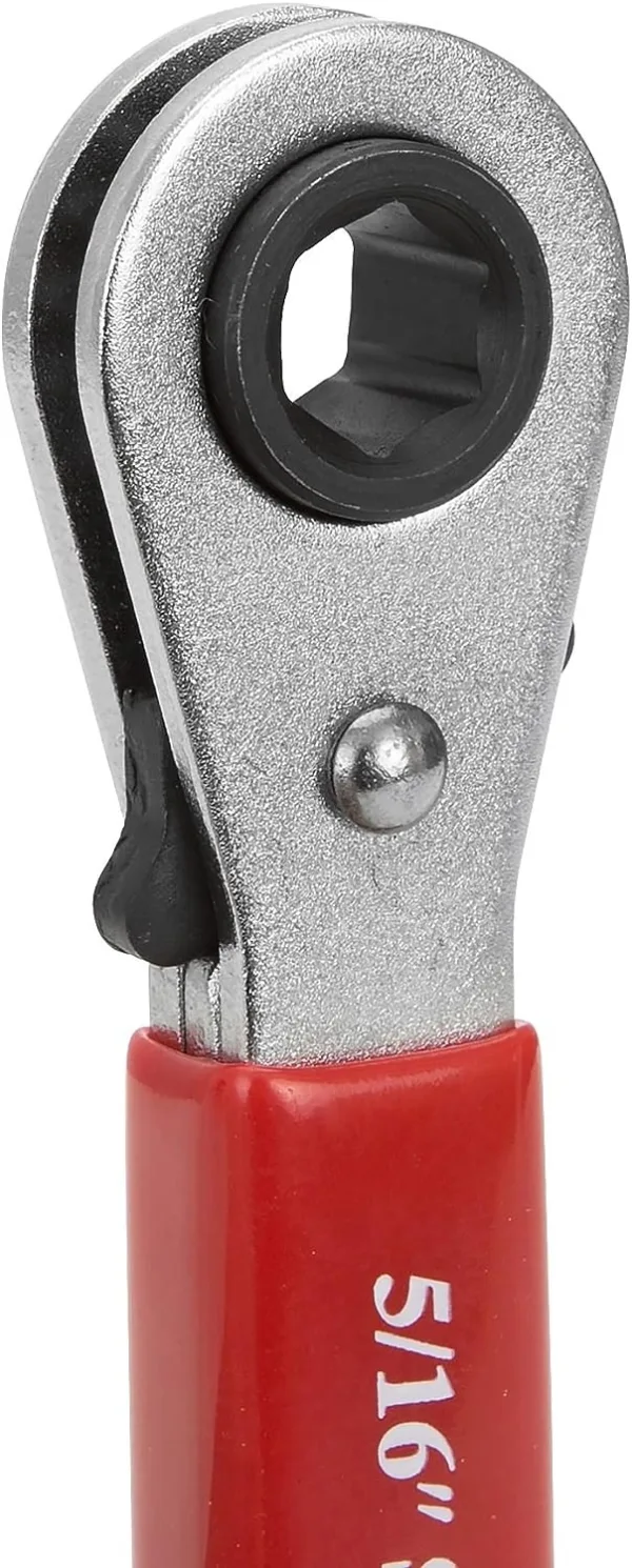 OEMTOOLS 25287 Side Terminal Battery Wrench 5/16” | Easily Change Your Car Battery | Vinyl-Coated Terminal Wrench Protects - Image 4
