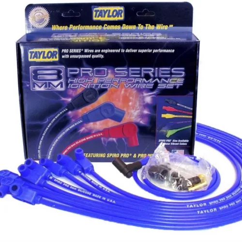 Taylor Cable 76630 Spiro-Pro Spiro-Wound Core Blue Spark Plug Wire Set