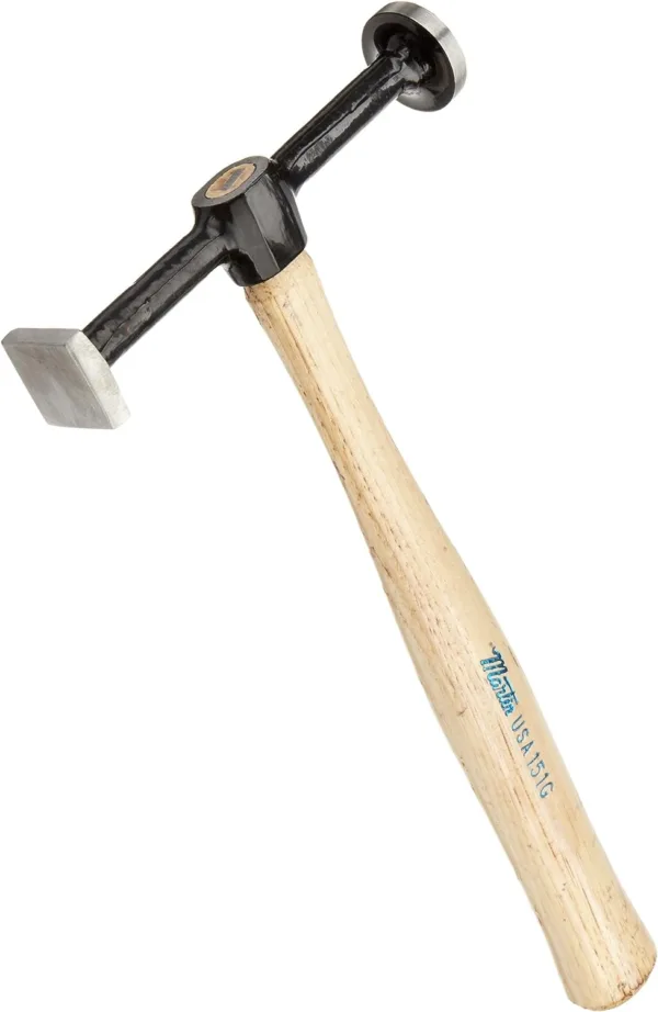 Martin 151G Square Head Dinging Body Hammer with Wood Handle, 6" Overall Length