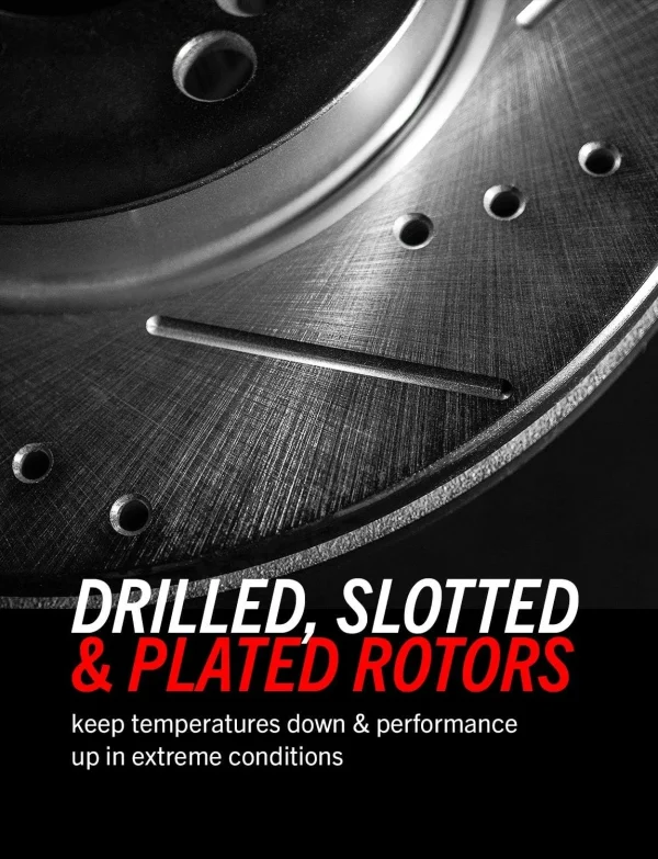 Power Stop K1601-26 Rear Z26 Carbon Fiber Brake Pads with Drilled & Slotted Brake Rotors Kit - Image 4