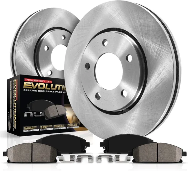 Power Stop KOE6399 Autospecialty Front Replacement Brake Kit-OE Brake Rotors & Ceramic Brake Pads