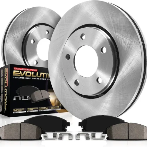 Power Stop KOE6399 Autospecialty Front Replacement Brake Kit-OE Brake Rotors & Ceramic Brake Pads