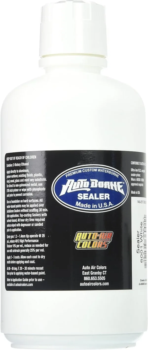 Createx Colors White 32oz. AutoBorne Sealer, 32 oz