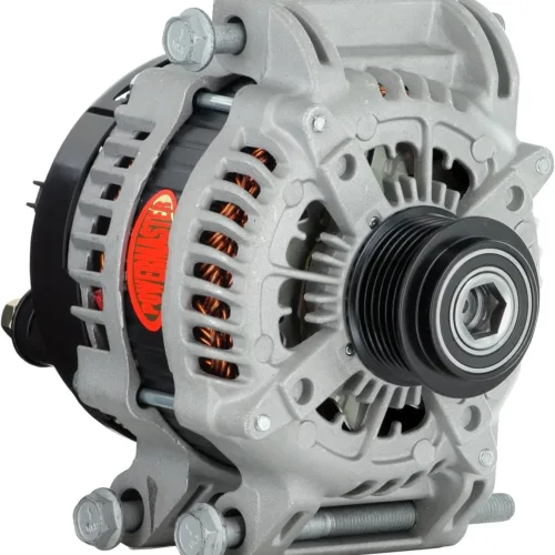 Powermaster 41576 Alternator (Denso Natural 245A 6 grv Pulley Dodge/Jeep 2011-15 5.7L, 6.4L Ext Regulated Hairpin Upgrade), 1