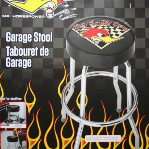 Mr. Horsepower Garage Stool