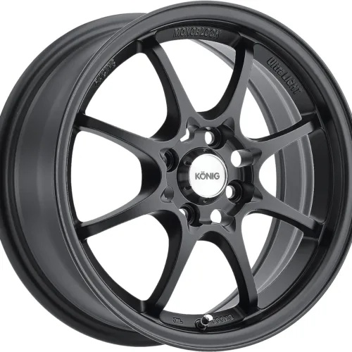 Konig Helium YHI MATTE BLACK Wheel (15×6.5____/4x100mm)