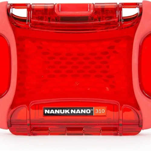 Nanuk 310-0009 Nano Series Waterproof Small Hard Case for Phones, Cameras and Electronics (Red)