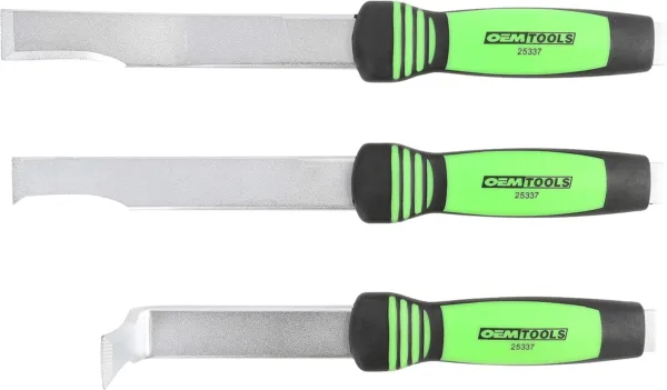 OEMTOOLS 25337 Seam Splitter Set, Car Panel Removal Tool, Spot Weld Cutter, Straight, 30-Degree, and 90-Degree Splitters - Image 2