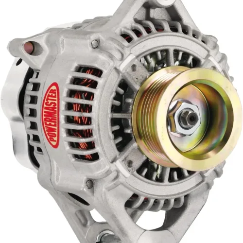 Powermaster 433111 Natural Alternator (Denso Type 130mm 170A 7 Groove Pulley 1 Wire)