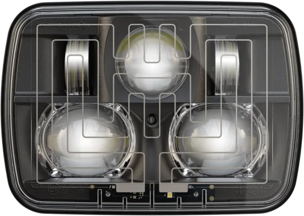 JW Speaker 8910-Ev2 12/24V Dot/Ece Rht HTD Black - Image 2