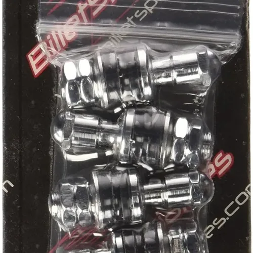 Billet Specialties 999900 Bolt-In Valve Stem, Chrome (Pack of 4)