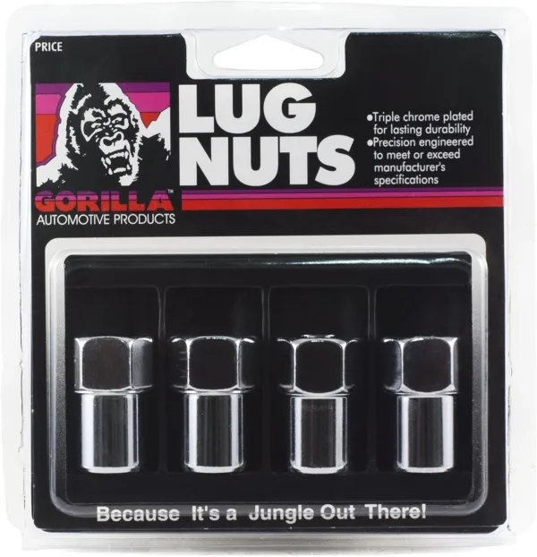 Gorilla Automotive 73037 Standard Mag Open End Lug Nuts (12mm x 1.50 Thread Size)