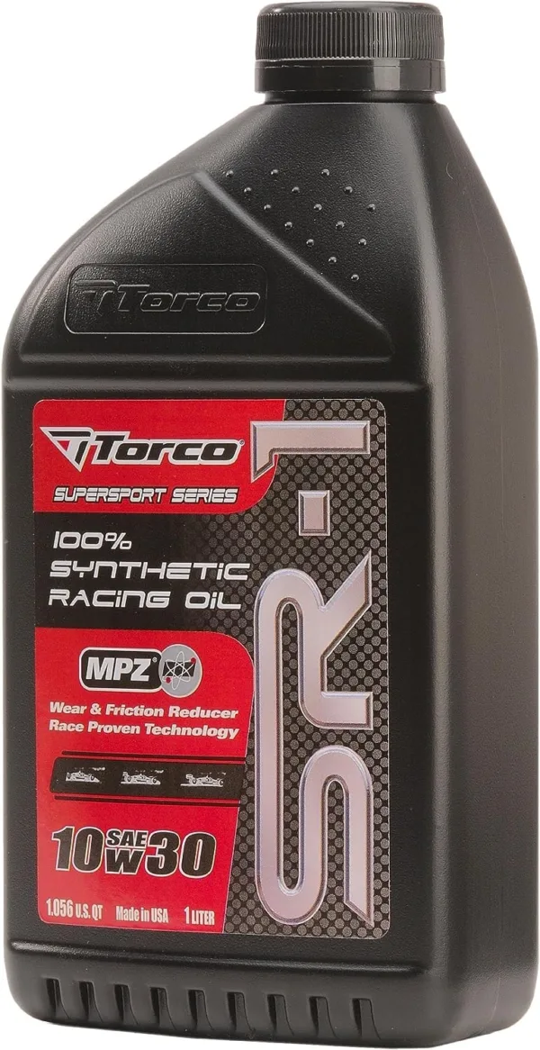 Torco SR-1R Synthetic Racing Oil (10W-30)