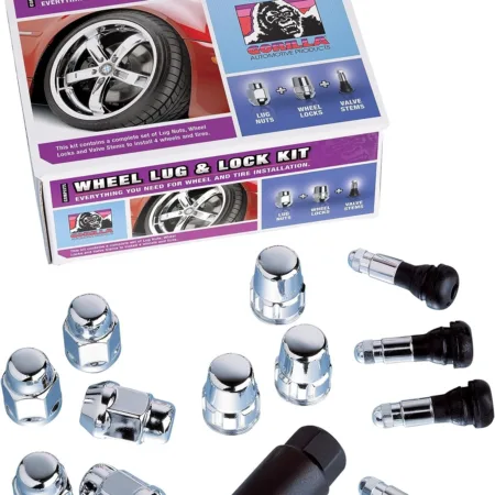 Gorilla Automotive 91944 Acorn Bulge Wheel Installation Kit (14mm x 1.50 Thread Size) - For 6 Lug Wheels