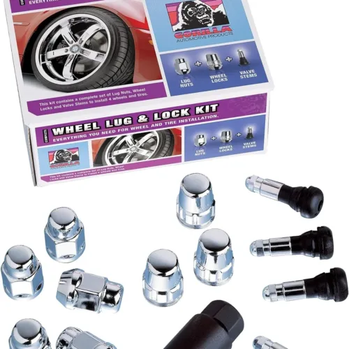 Gorilla Automotive 91944 Acorn Bulge Wheel Installation Kit (14mm x 1.50 Thread Size) – For 6 Lug Wheels