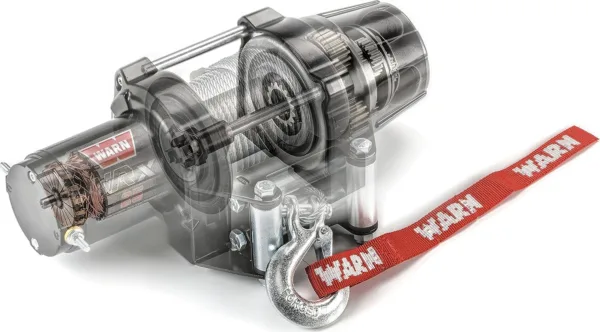 WARN 101025 VRX 25 Powersports Winch with Handlebar Mounted Switch and Steel Cable Wire Rope: 3/16" Diameter x 50' Length, 1.25 - Image 2