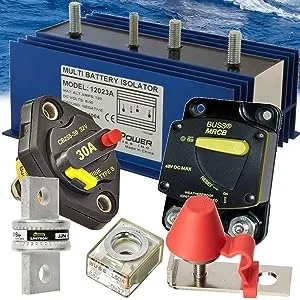 Bussmann Marine water proof resistant circuit breakers fuses Battery Isolators Splash Proof