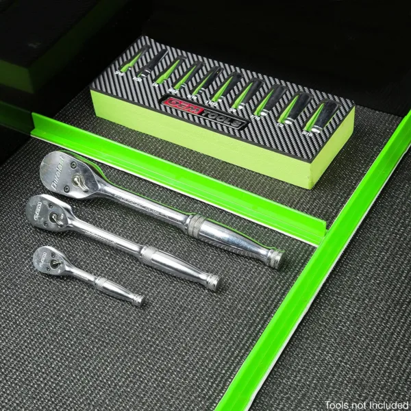 OEMTOOLS 22214 Plastic Drawer Divider (2 Piece), Drawer Dividers Organizer, Drawer Dividers, Tool Box Dividers, Green - Image 5