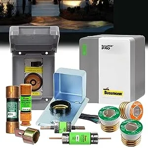 Bussmann Household Glass Ceramic cartridge plug fuses, circuit breakers, box covers surge protection